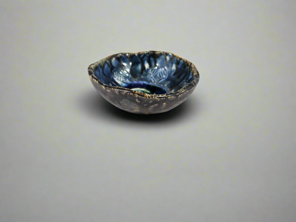 Tiny Dark Blue Heart Dish
