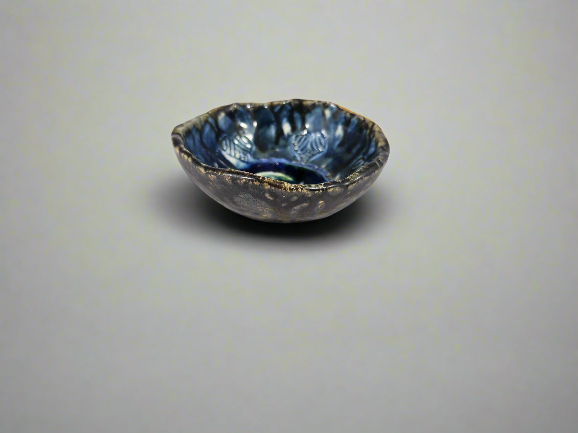 Tiny Dark Blue Heart Dish