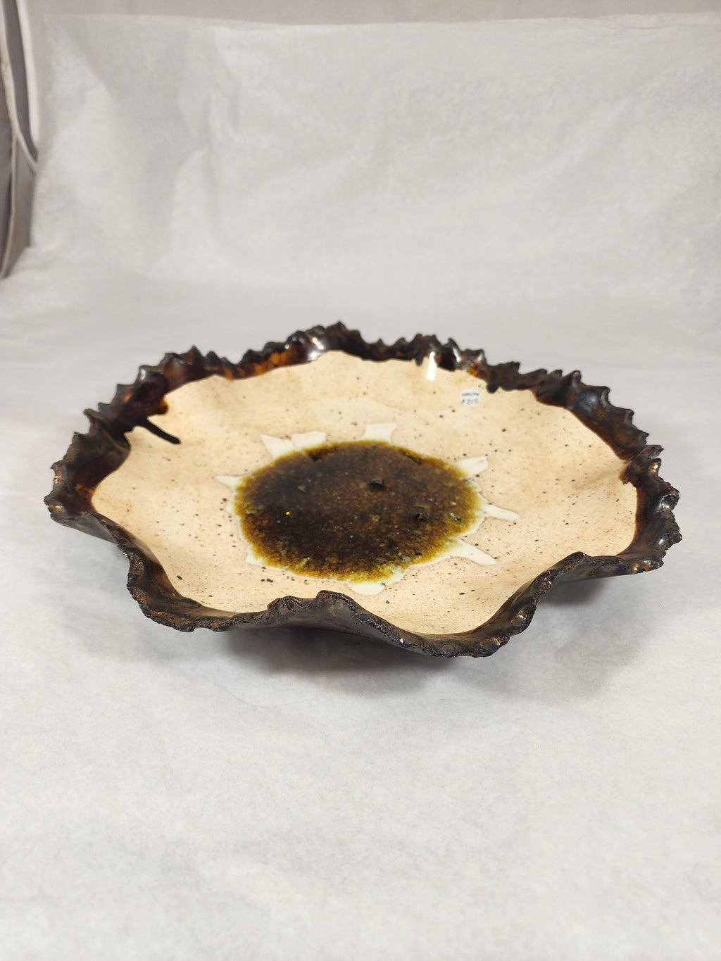 Amber Torn Bowl