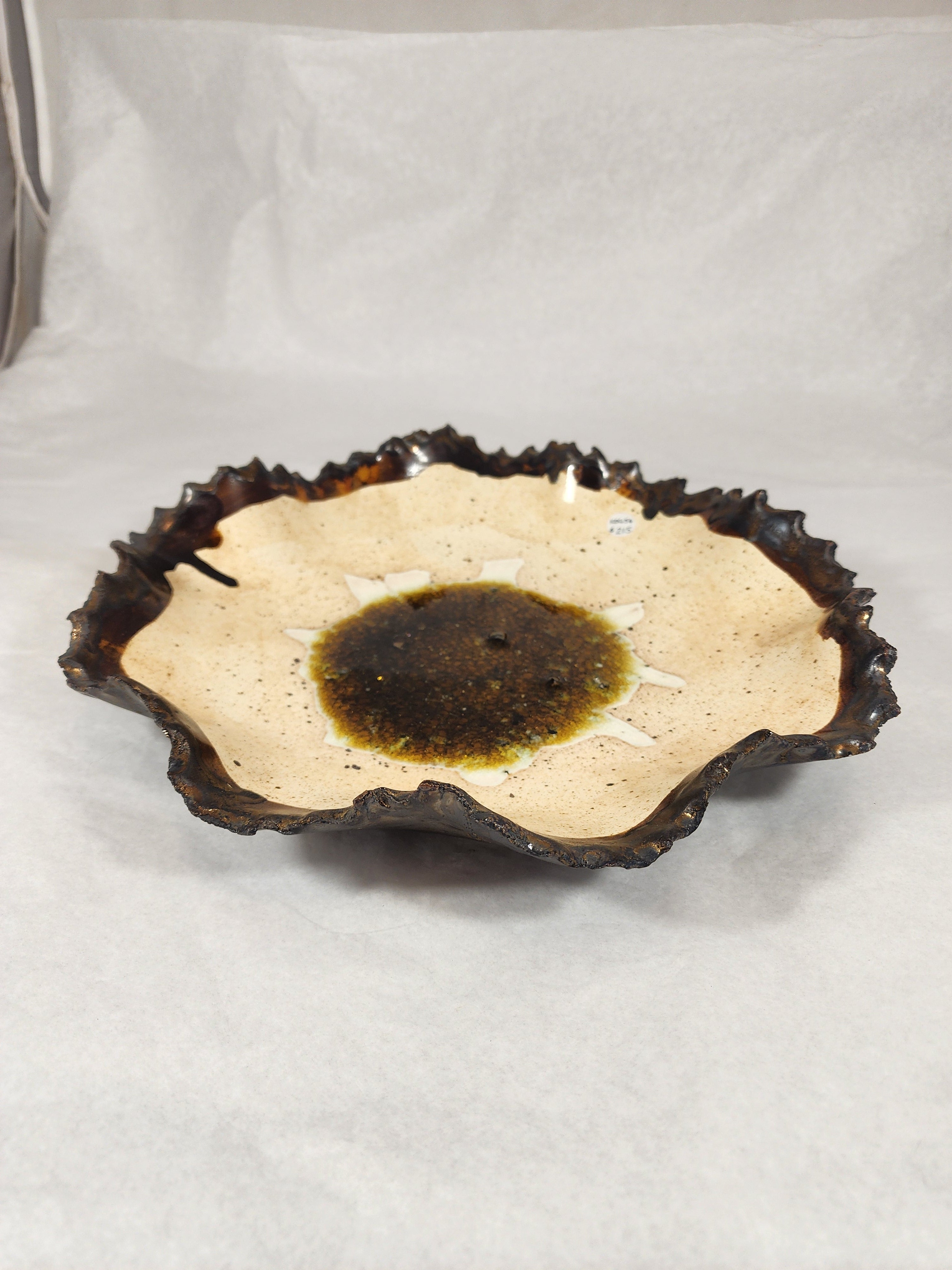 Amber Torn Bowl