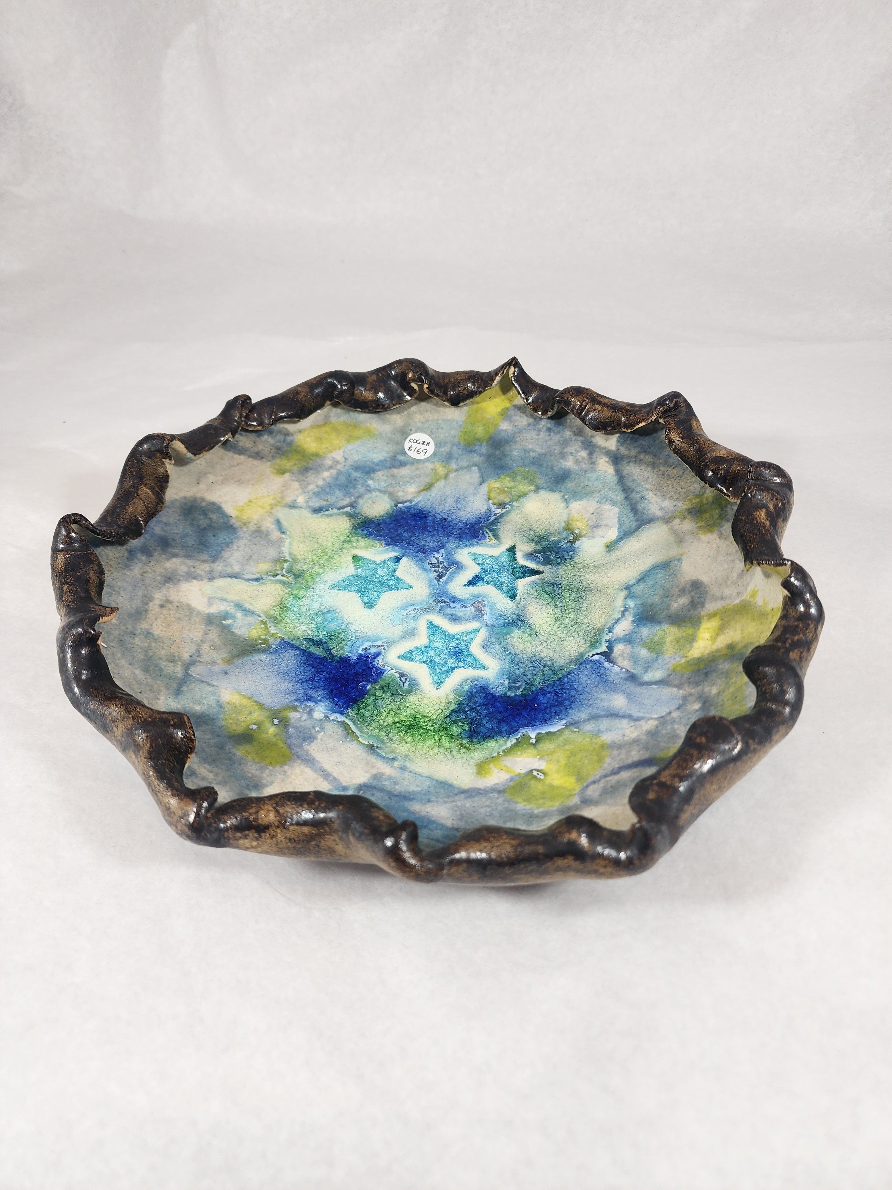 Large Blue Bowls