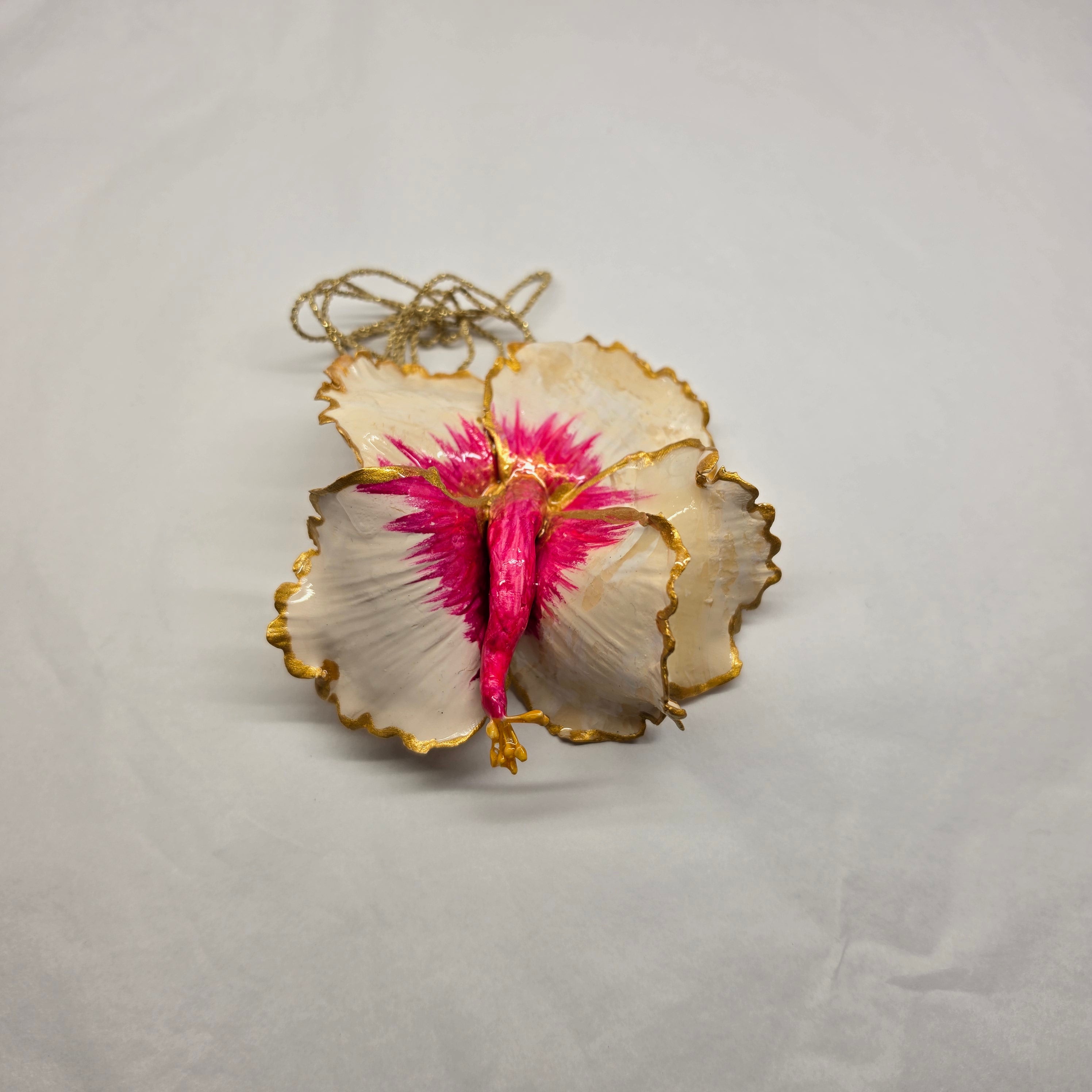 Hibiscus Pendant - Large