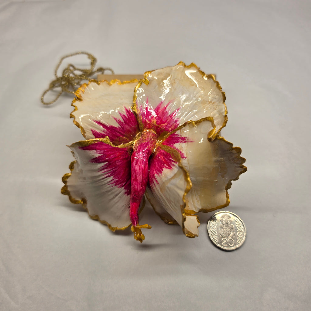Hibiscus Pendant - Large