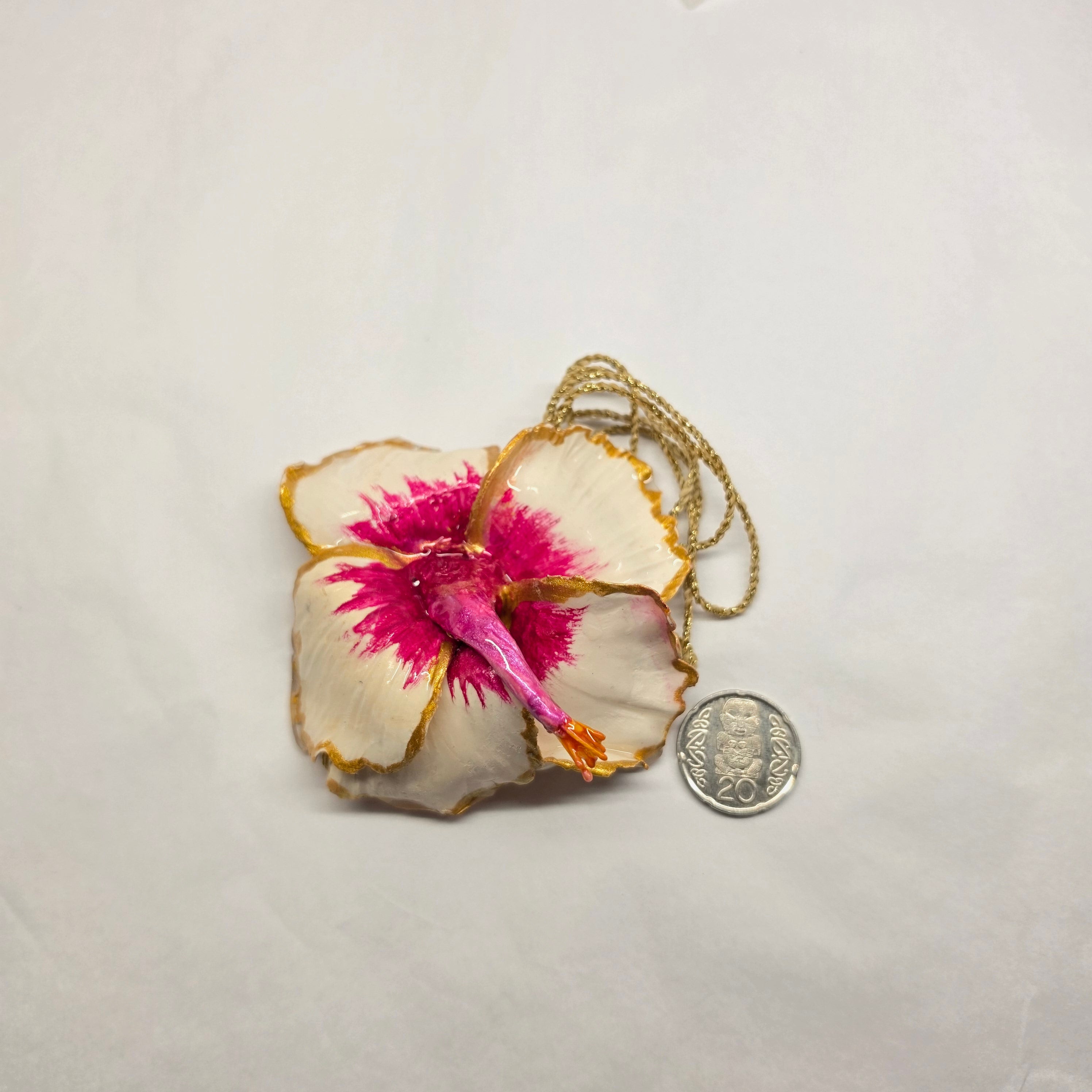 Hibiscus Pendant - Medium