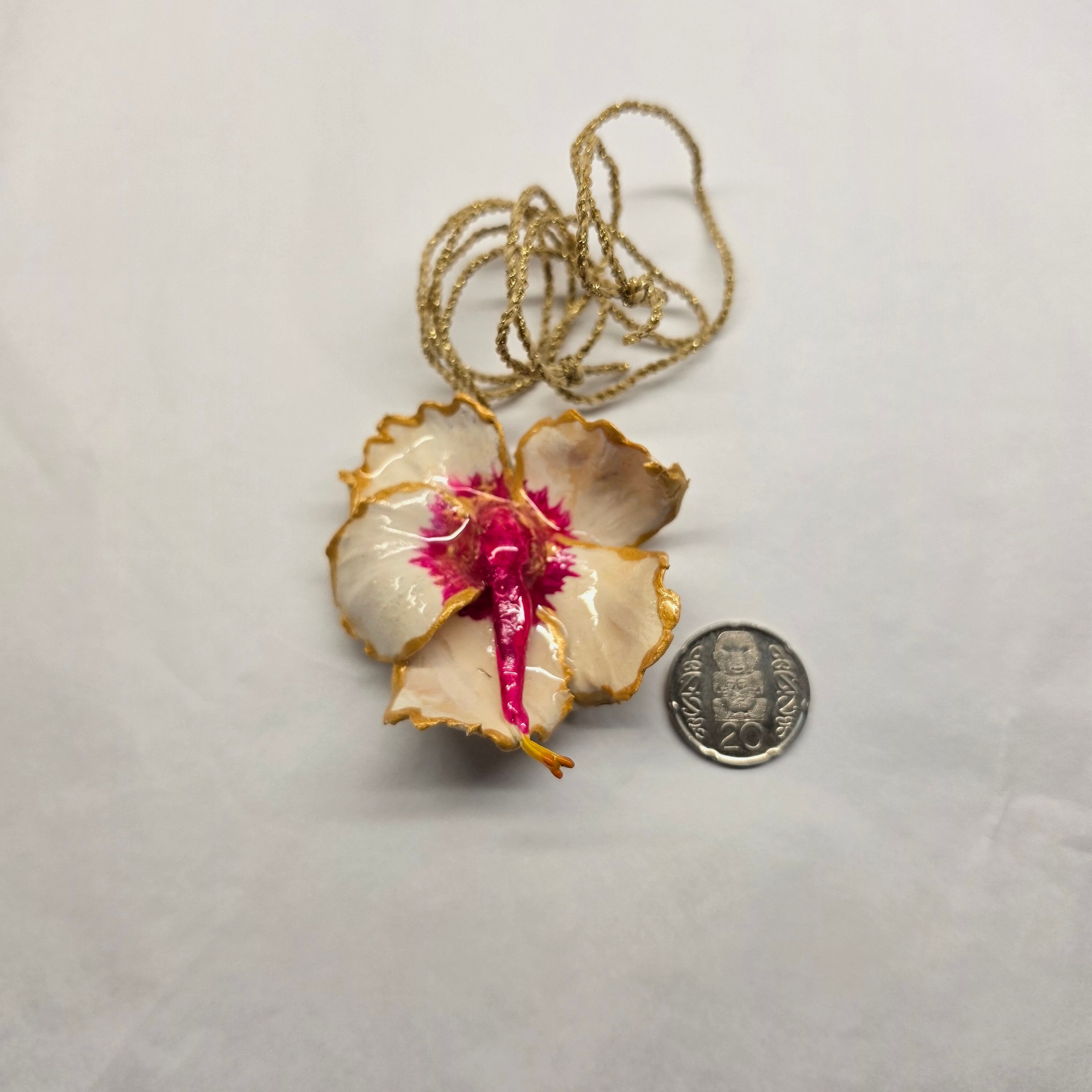 Hibiscus Pendant - Small