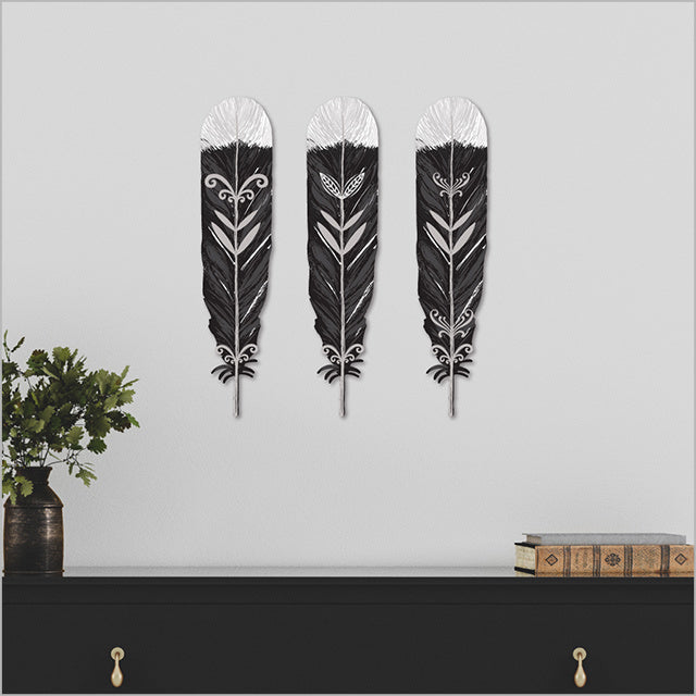 Feathers (Copper Patina) ACM Print set of 3