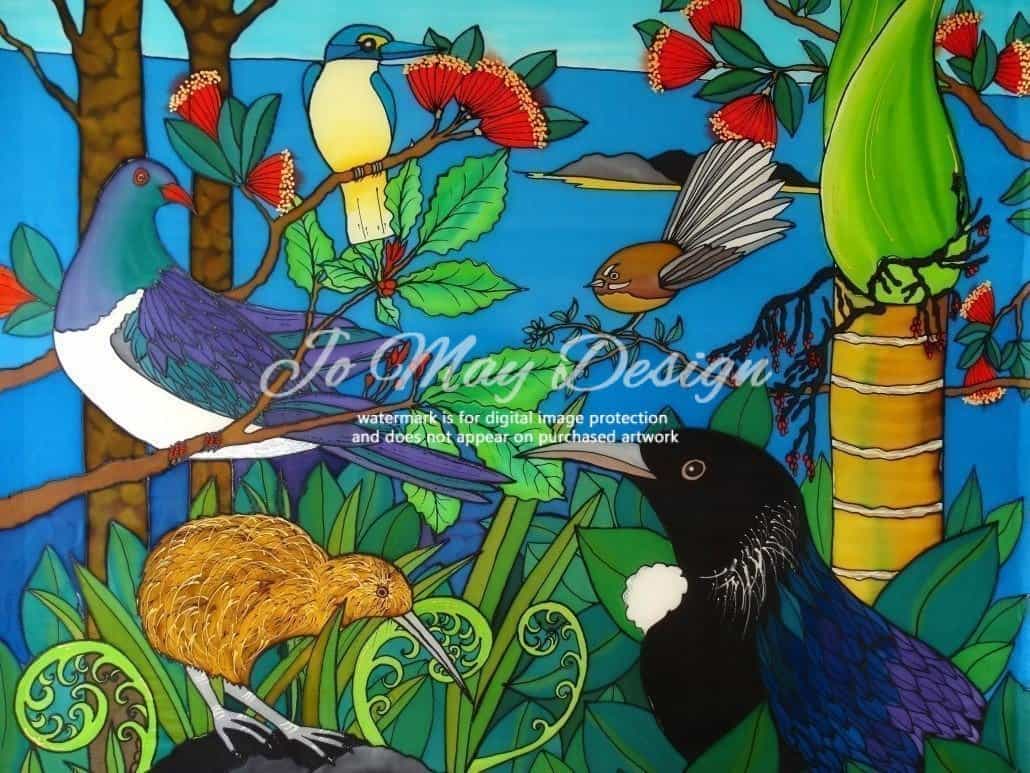 NZ Native Birds #2054 - Paper Print