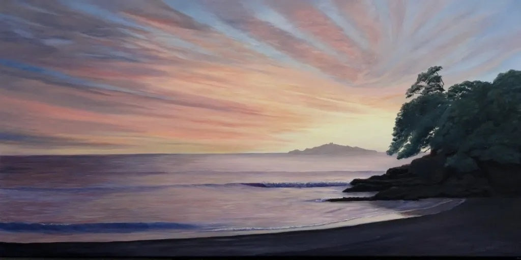 Surfers Sunrise - Paper Print