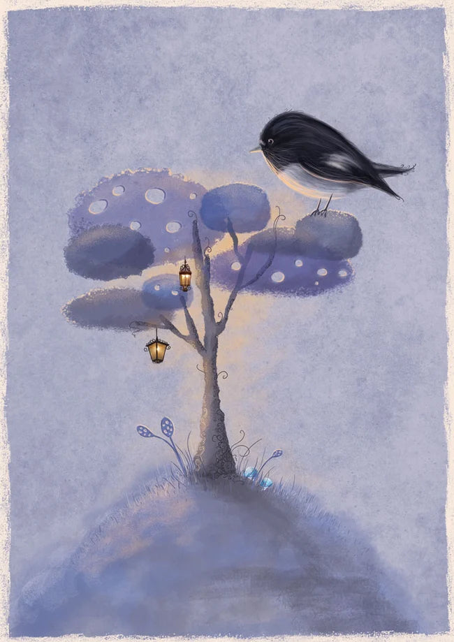 Miromiro (Tomtit) - Paper Print