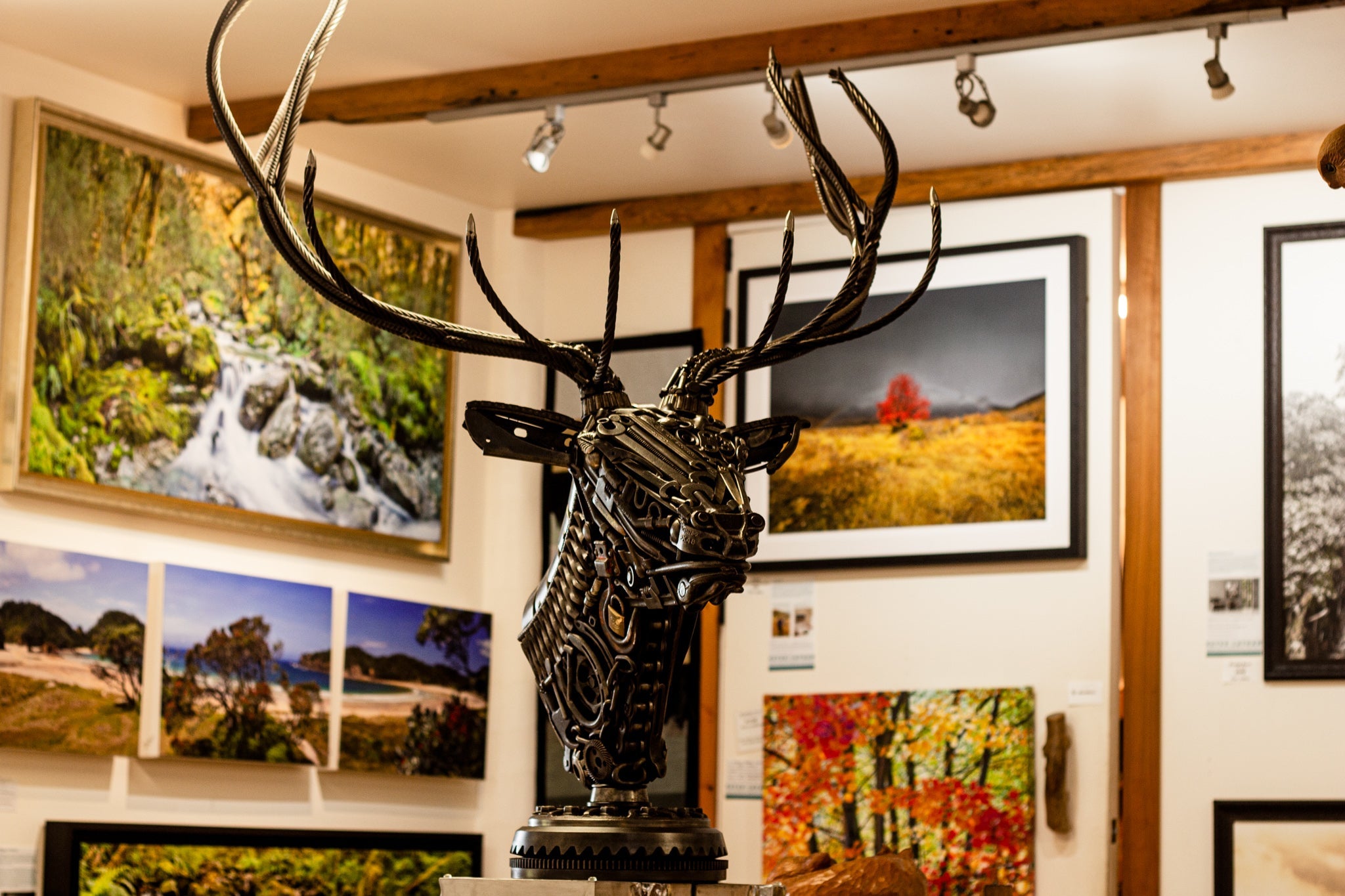 Stag Head Sculpture