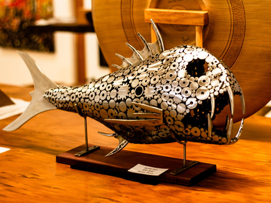 War Fish Sculpture