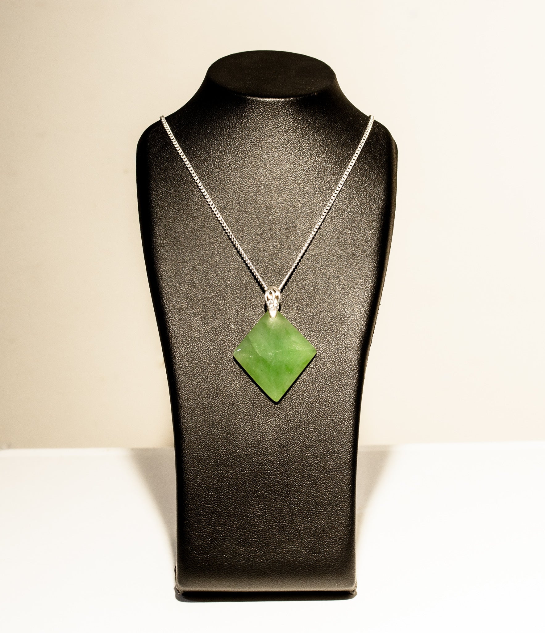 Greenstone Necklace - Diamond