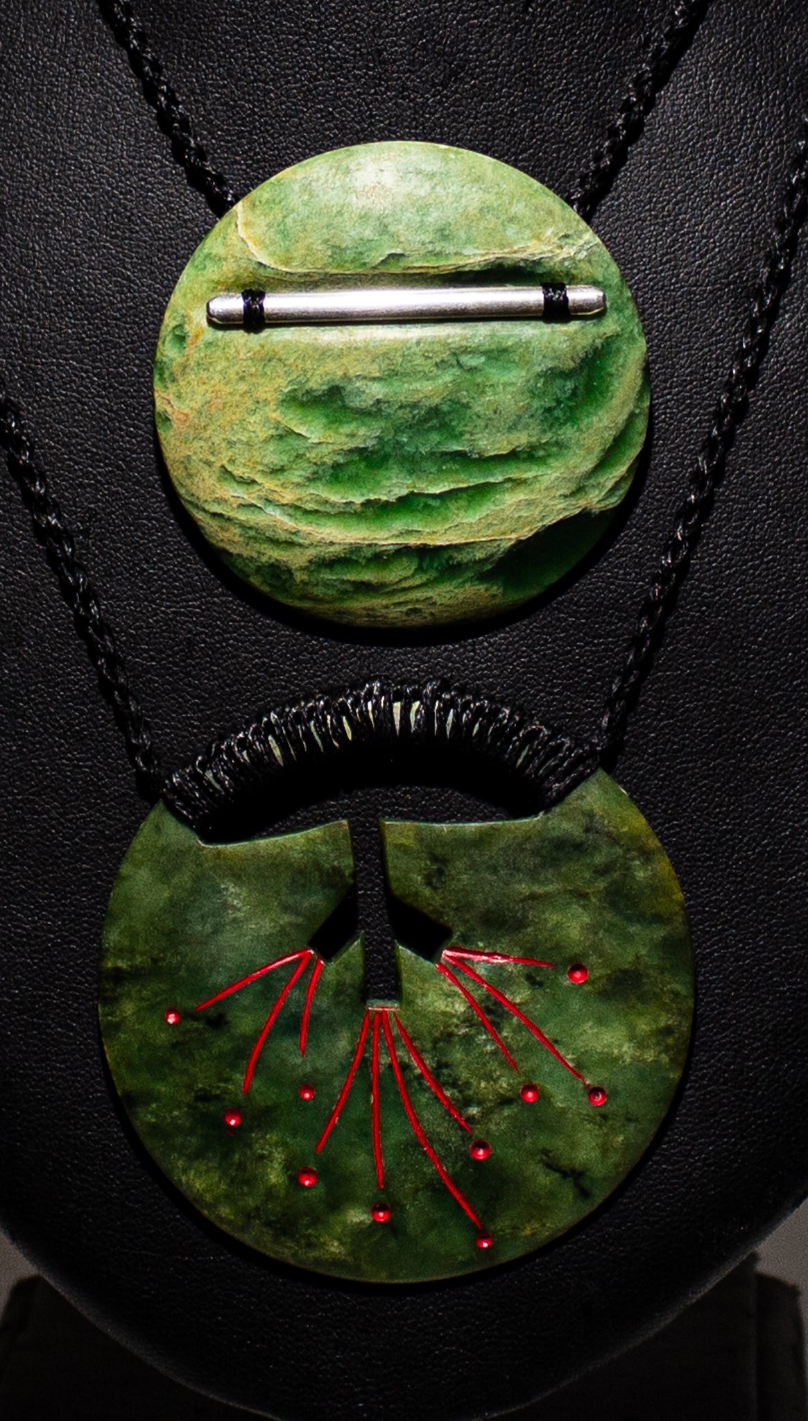 Greenstone necklaces