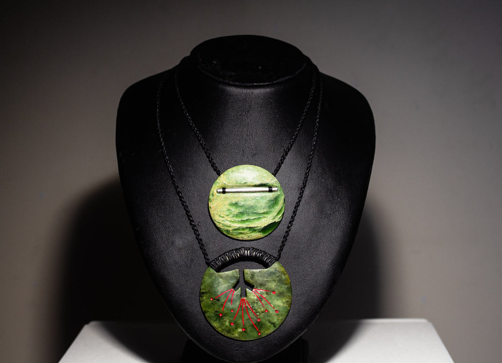 Greenstone necklaces