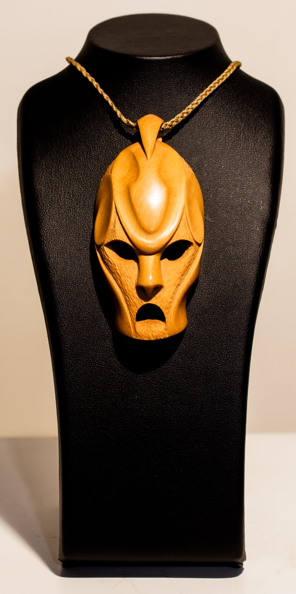Mask Pendant - Box Wood